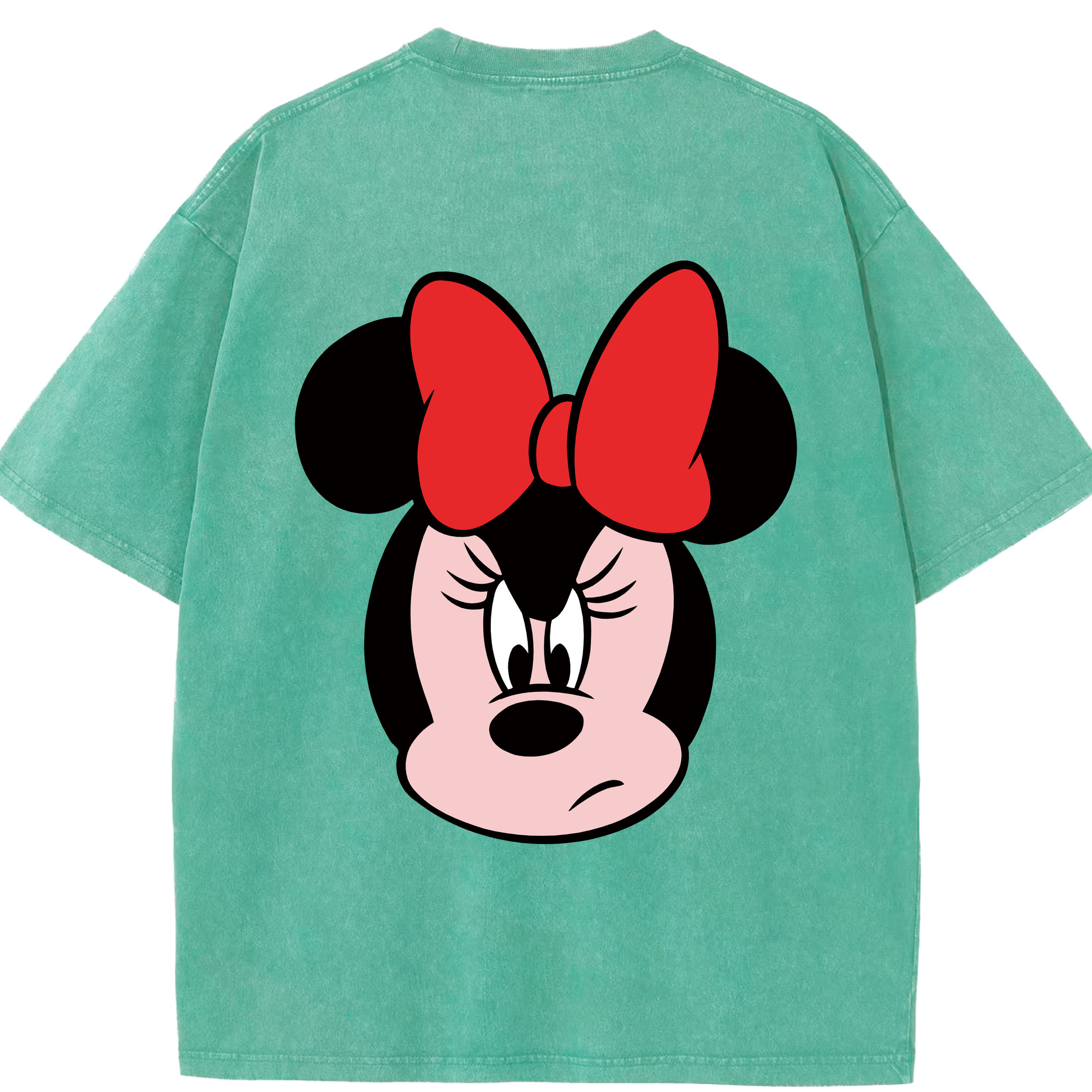 （画像用） ミッキーマウス Mickey Mouse 綿100% ヴィンテージ風 半袖Tシャツ（背面プリント）